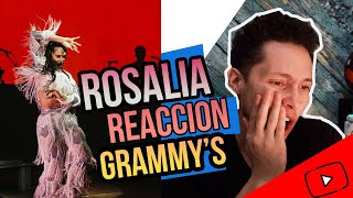 ROSALÍA  Juro Que  Malamente Live at the 62nd Grammys  REACCION [upl. by Eked]