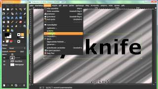 GIMP Glasschrift und Hintergrund ger [upl. by Sibylle]
