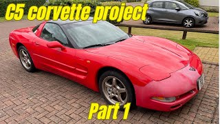 1998 Corvette C5 Project Part 1 [upl. by Asilehs]