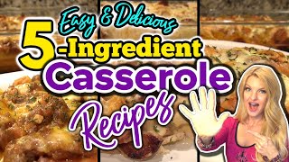 Unbelievable 5INGREDIENT CASSEROLE RECIPES that will Blow Your Mind  AMAZINGLY EASY Casseroles [upl. by Regina]