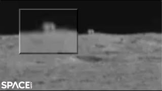 Chinas moon rover spots cubeshaped mystery hut on lunar farside [upl. by Quinby]