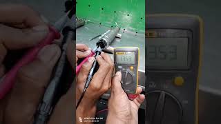 Toyota Innova old model common rail sensor testing multimeter [upl. by Mayap672]