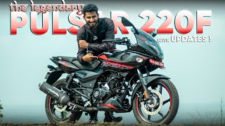 New Bajaj Pulsar 220F Malayalam Review  Updated With Fully Digital Meter Consol Bluetooth And More [upl. by Nerissa]