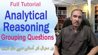 Analytical Reasoning  Solving Grouping questions on the NTS GAT SBP MPhil PhD employment tests [upl. by Clementina]