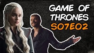 Euron vida loka em GAME OF THRONES S07E02  Discussão do episódio [upl. by Erbe826]