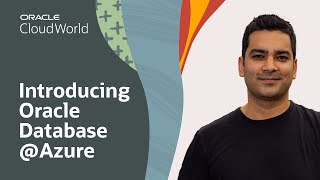 Introducing Oracle DatabaseAzure  Oracle CloudWorld 2023 [upl. by Sapers928]