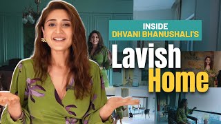 Dhvani Bhanushalis Home Tour  Dhvani Bhanushali  PINKVILLA [upl. by Dnalhsa522]