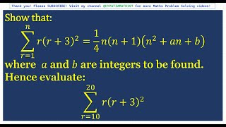 Use of Sigma Notation  Summation maths alevelmaths highschoolmath [upl. by Mannie]