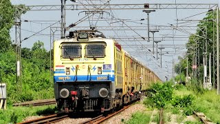 WAP 4 लोको के साथ 110 की रफ्तार में हावड़ा की तीन तूफानी रेलगाड़ियां दून बाघ और कुम्भ एक्सप्रेस [upl. by Helman208]