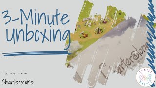 Charterstone  3Minute Unboxing Minor spoilers [upl. by Camellia646]