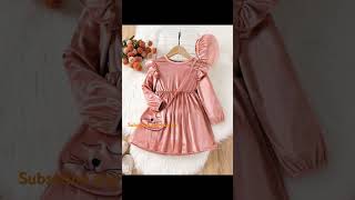 Baby girls valvet frock designyoutubeshorts viraltrending [upl. by Aerdnahs730]