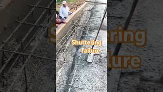 Shuttering failure workconstruction shuttering concrete civilengineering contractor [upl. by Loydie]