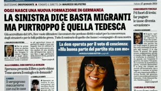 Rassegna stampa 27 GENNAIO 2024 Quotidiani nazionali italiani Prime pagine dei giornali di oggi [upl. by Amadeo]