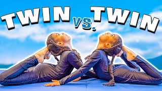 Twin VS Twin Gymnastics Challenge [upl. by Meece]