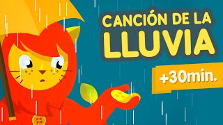 Nene León  Canción de la lluvia ☔️ y  vídeos con dibujos para bebés desde 3 meses [upl. by Nosyerg]