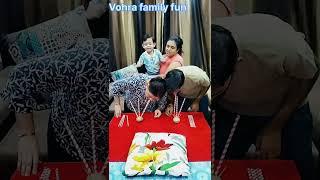 Family fun game Family funny shorts viralvideo viralshorts indoorgames [upl. by Arikahs]