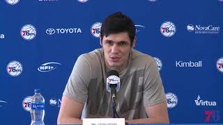 76ers Exit Interview 2018  Ersan Ilyasova 51018 [upl. by Novikoff112]