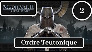 Medieval II TW Kingdoms  Ordre Teutonique  2 [upl. by Lebezej]