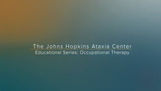 Ataxia Occupational Therapy [upl. by Earezed652]