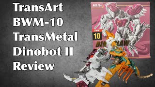 TransArt BWM10 TransMetal Dinobot II review transformers beastwars [upl. by Botsford900]