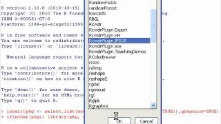 R Commander IPSUR  Start R Commander with Plugin IPSUR [upl. by Deck]