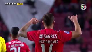 Goal  Golo Seferovic Benfica 10 P Ferreira Allianz Cup 2 [upl. by Rramo]