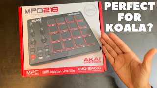 Is the Akai MPD218 the Perfect Controller for Koala Sampler [upl. by Samtsirhc647]