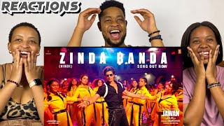 African Friends Reacts To JAWAN Zinda Banda Hindi Shah Rukh Khan  Atlee Anirudh Nayanthara [upl. by Gena]