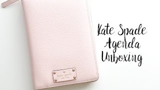 Kate Spade Wellesley Agenda Unboxing  Mini Review [upl. by Ardeid]