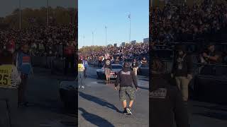 Cleetus McFarland Eagle does a burnout at World Cup Finals [upl. by Aralomo]