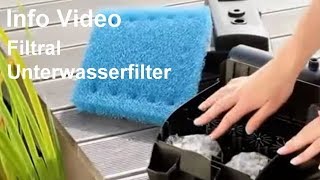 Filtral Teichfilter  Video Oase UVC Teichfilter Filtral 2500 UVC und Oase Filtral 5000 UVC [upl. by Christmas438]