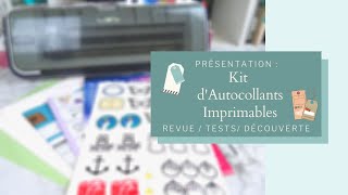 Présentation du Kit dAutocollants Imprimables [upl. by Dewie]