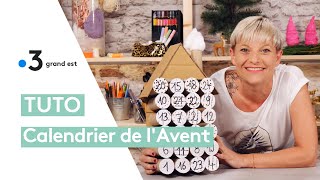 Tuto de Noël  un calendrier de lAvent en carton fait de rouleaux de papier toilette [upl. by Tyler636]