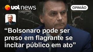 Bolsonaro pode ser preso em flagrante se incitar público em ato em São Paulo avalia Maierovitch [upl. by Inaffets]