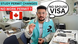 Canada New Changes To Study Permit amp International Students Spouse Visa [upl. by Layla10]