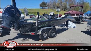 2022 Xpress X19 Pro Bass Boat Walk Thru  F amp S Yamaha and Marine [upl. by Orel]