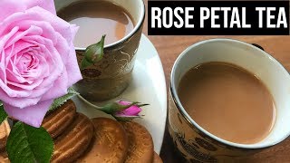 Rose Petal Tea  Healthy Tea Recipe  weight loss tea recipe  Ayurvedic [upl. by Atnwahs]