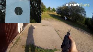 AEG M15 Devil ASG preview and shooting test [upl. by Ecirtahs131]