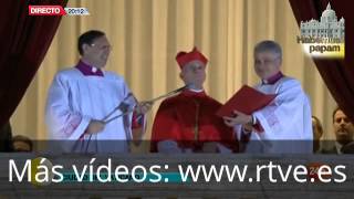 Francisco I el nuevo papa es el cardenal argentino Jorge Mario Bergoglio [upl. by Nwahsel408]