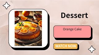 Orange Cake Recipe [upl. by Emirak]