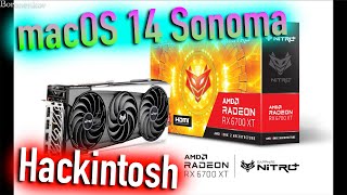 AMD RADEON RX 6700 XT 12GB  MACOS SONOMA  VENTURA  MONTEREY HACKINTOSH  ALEXEY BORONENKOV  4K [upl. by Zipah]