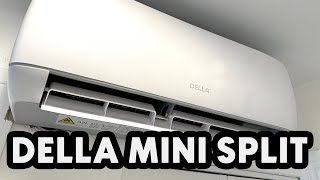 DELLA Mini Split 12000 BTU Review amp Installation Tips [upl. by Draillih]