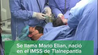 ¡Fue niño El primer bebé del 2024 se llama Mario Elian nació en el IMSS de Tlalnepantla [upl. by Sllew]