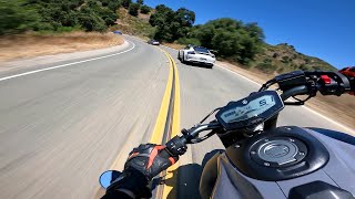 Malibu FZ07 Ride  Canyons amp Car Spotting [upl. by Clarabelle]