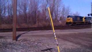 6 CSX Locomotive Train Dunkirk Buffalo NY [upl. by Ettenahc512]