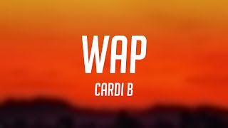 Wap  Cardi B Lyric Music 🐋 [upl. by Opportina]