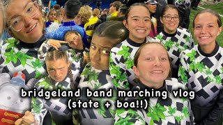 bridgeland band marching vlog state  boa🐺 [upl. by Yliab300]