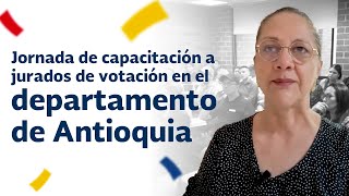 Capacitación de jurados en el departamento de Antioquia [upl. by Mharg]