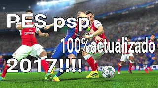 PES 2017 PPSSPP ACTUALIZADODESCARGA POR MEDIAFIRE [upl. by Jarib]