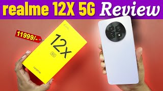 realme 12X 5G Gaming Camera and Review Best Smartphone Under 12000  realme 12X 5G Unboxing Review [upl. by Niwrehs]